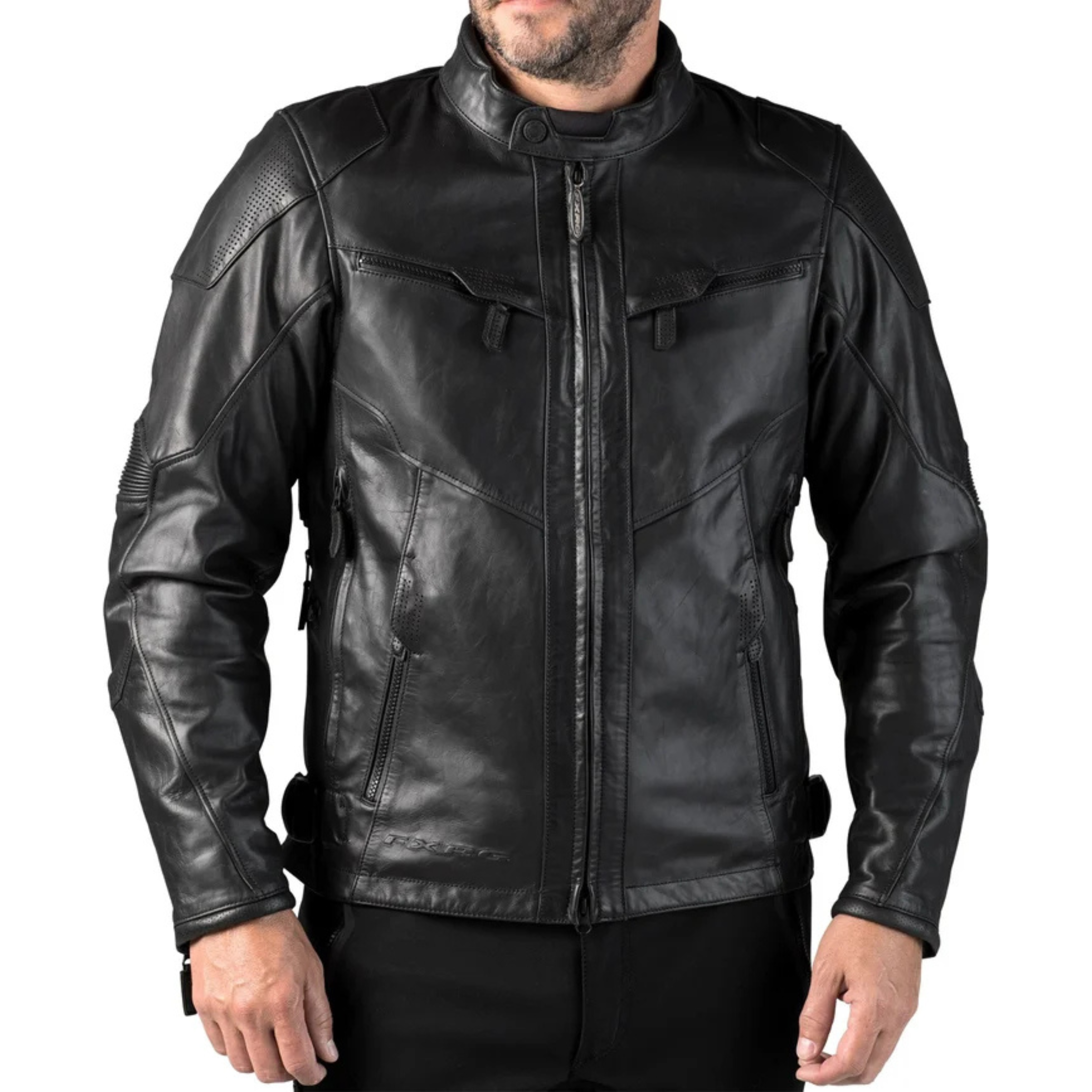 Harley Davidson FXRG Men’s Leather Jacket with Triple Vent System