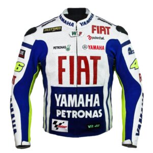Valentino Rossi FIAT Yahama Motogp Leather Jacket 2009