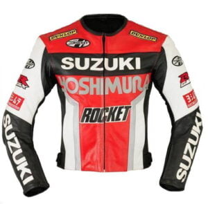 Yoshimura Joe Rocket Suzuki Motorbike Leather Jacket