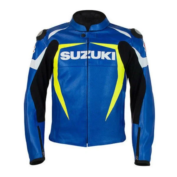 Suzuki Armoured Motorbike Leather Jacket
