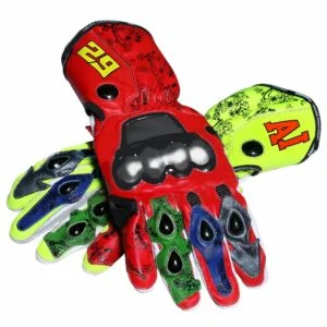 Andrea Iannone 2013 Racing Leather Motorcycle Gloves