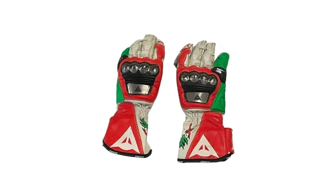 Max Biaggi Aprilia Motorbike Replica Gloves Wsbk 2010