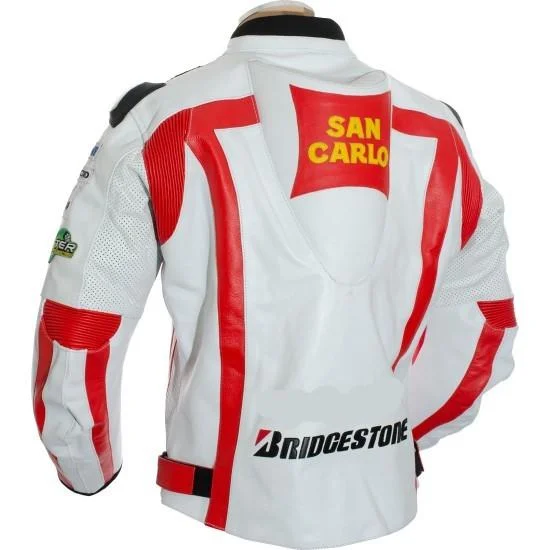 Marco Simoncelli Honda Motogp Racing Jacket 2011 - Image 2