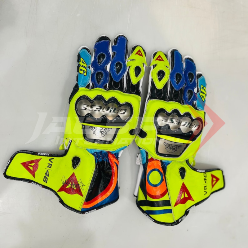 Valentino Rossi Yamaha MotoGP Gloves 2018 - Image 3