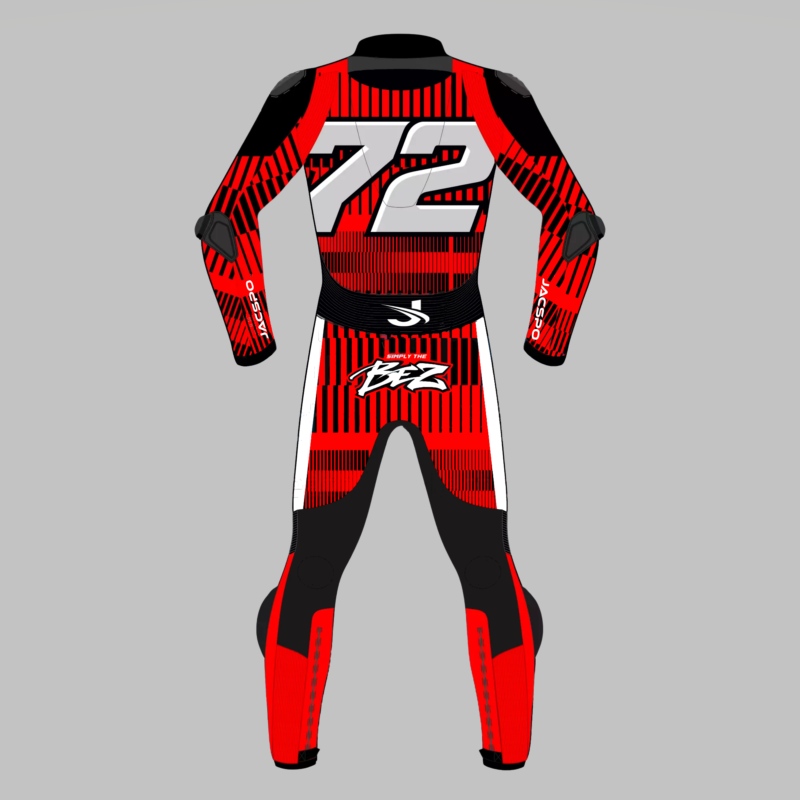 Marco Bezzecchi Red Racing Suit 2024 Winter Test - Image 2