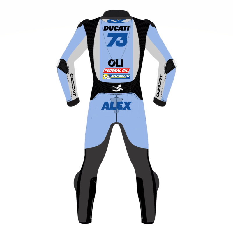 Alex Marquez Ducati MotoGP 2025 Motorcycle Racing Leathers