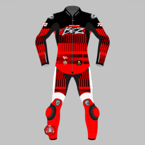 Marco Bezzecchi Red Racing Suit – 2024 Winter Test