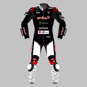 Alvaro Bautista Black And White Racing Suit SBK 2025