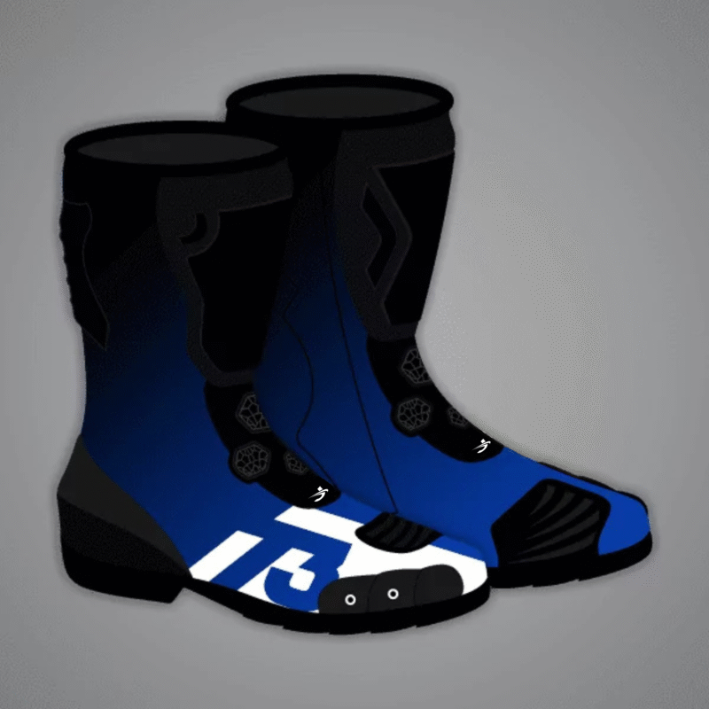 Alex Marquez MotoGP 2025 Motorcycle Racing Boots
