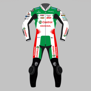 Johann Zarco 2025 Castrol Honda MotoGP Racing Leather Suit