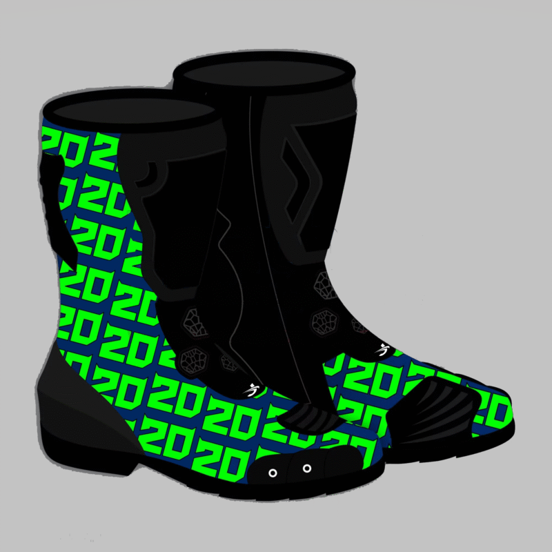 Fabio Quartararo 2025 Yamaha MotoGP Racing Boots