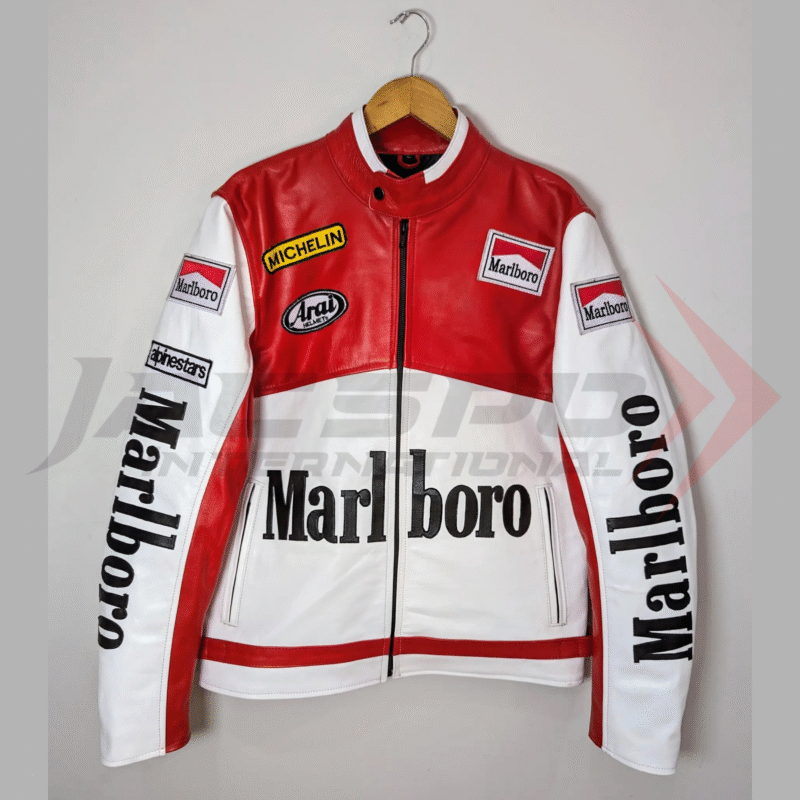 Classic Marlboro Racing Leather Jacket