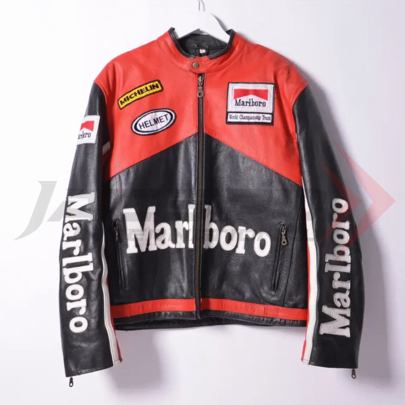 Classic Marlboro Racing Leather Jacket