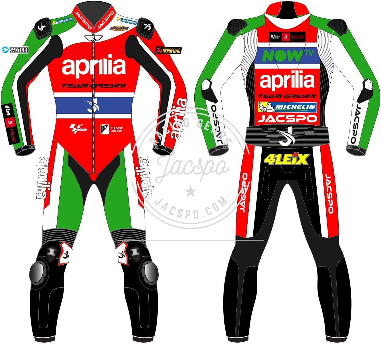 Aleix Espargaro Aprilia Motogp Racing Suit 2017 - Image 3